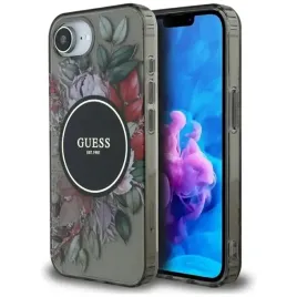 guess-iml-flowers-magsafe-etui-do-iphone-16e-czarny-guess