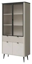 witryna-na-nozkach-marly-02-ryflowany-front-szuflada-kaszmir-jurek-mebl