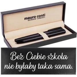 zestaw-pismienniczy-czarny-prezent-dla-nauczyciela-bez-ciebie-szkola