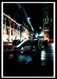 plakat-na-sciane-do-salonu-ulica-noca-formula-1-iconic-car-70x50cm