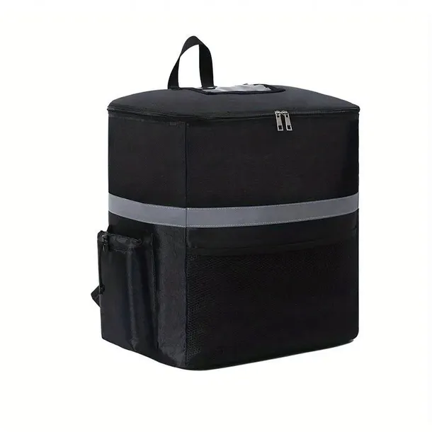 PLECAK TERMICZNY DUŻY DOSTAWCZY IDEALNY NA UBER EATS, GLOVO czarny 35L