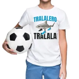 koszulka-junior-t-shirt-bialy-tralalero-tralala-brainrot-trend-rozm-134-cm