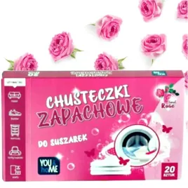 youandhome-chusteczki-zapachowe-do-suszarek-20szt-sweet-rose