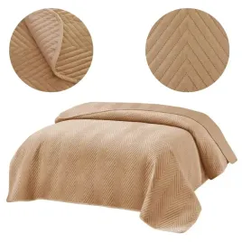 narzuta-200x220-tloczona-welurowa-dekoracyjna-elegancka-karmel