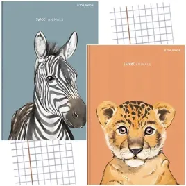 brulion-zeszyt-a5-kratka-96-kartek-z-marginesem-animals-top-2000-2-sztuki