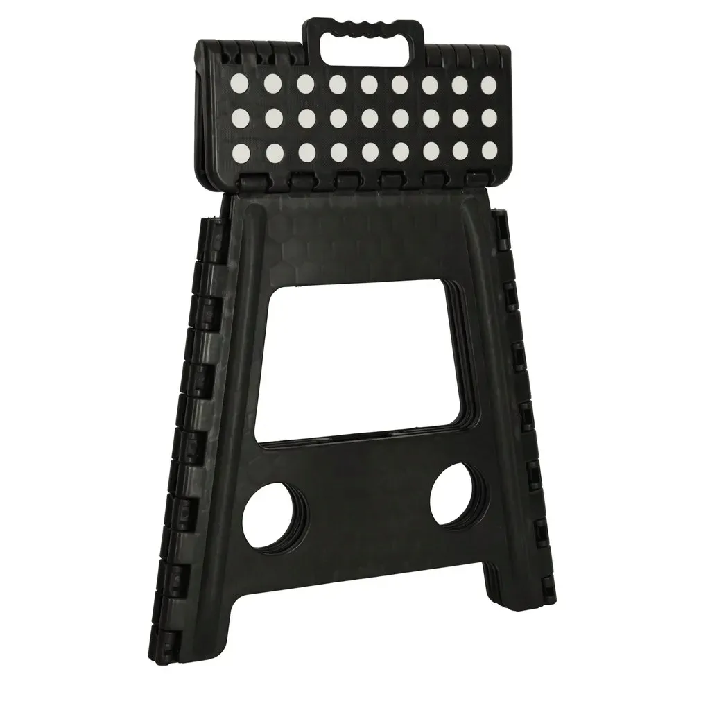 stolek-taboret-skladany-antyposlizgowy-39cm-czarny-stan-nowy