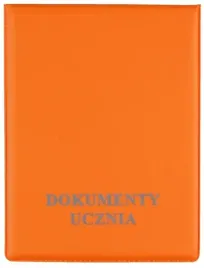 okladka-na-dokument-ucznia-pion-gladka-pomaranczowa