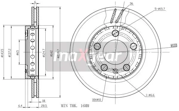 maxgear-19-0821-tarcza-hamulcowa-producent-czesci-maxgear