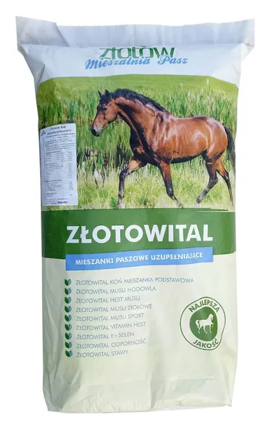 Pasza dla koni w lekkim treningu i kucy Złotowital Hest Musli – 20 kg