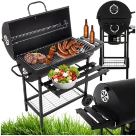 grill-weglowy-ogrodowy-z-pokrywa-duzy-na-kolkach-2-ruszty-termometr-polki