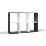 regal-malax-2x3-antracyt-bialy-material-plyta-laminowana