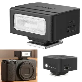 lampa-blyskowa-led-ulanzi-sl01-gn8-na-sanki-stopke-iso-do-aparatu-kamery
