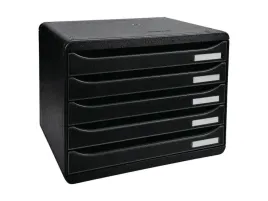 pudlo-archiwizacyjne-organizer-exacompta-308714d-5-szuflad-czarny