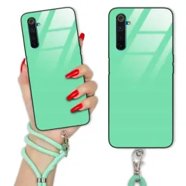 etui-do-realme-6-pro-crossglam-case-karta-quick-szklane-mietowy-sznurek