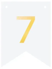 baner-diy-bialy-ze-zlota-cyfra-cyferka-zlota-cyfra-7-flagi-personalizowany