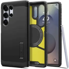 etui-ochronne-do-galaxy-s25-ultra-spigen-tough-armor-magsafe-czarne-spigen