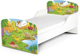lozko-dzieciece-160x80-cm-w-zestawie-materac-i-stelaz-nadruk-dino