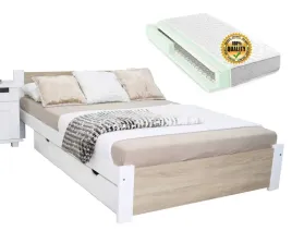 lozko-3d-120x200-biale-dab-sonoma-stelaz-materac-sprezynowy