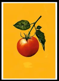 plakat-na-sciane-do-salonu-i-kuchni-mlody-czerwony-pomidor-owoce-70x50cm