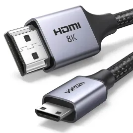 kabel-ugreen-hd163-15514-mini-hdmi-hdmi-2-1-8k-1m-szary
