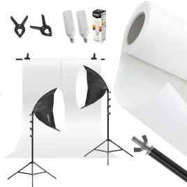 zestaw-do-studio-tlo-stelaz-2x-lampa-softbox-octa-60cm-85w-led