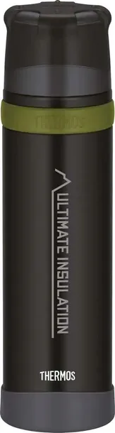 Termos z kubkiem - 900 ml - do warunków ekstremalnych THERMOS - czarny mat