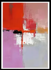 plakat-na-sciane-do-salonu-fioletowo-czerwona-abstrakcja-barw-70x50cm