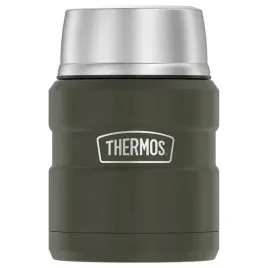 termos-na-jedzenie-470-ml-skladana-lyzka-i-kubek-thermos-zielen-wojskowa