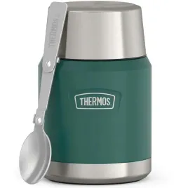 termos-na-jedzenie-470-ml-ze-skladana-lyzka-i-kubkiem-thermos-zielony