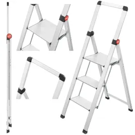 schodki-skladane-aluminiowe-hailo-dk40-basicline-3-stopnie-super-waskie