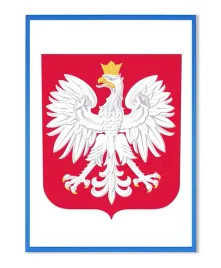 godlo-polski-w-ramie-ramce-aluminiowej-a3-niebieskie