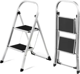 daniks-skladana-drabina-2-stopniowa-metalowa-do-150-kg