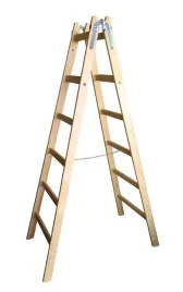 drewniana-drabina-rozstawna-2x6-szczebli-producent
