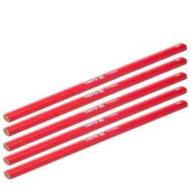 5szt-olowek-murarski-budowlany-czerwony-hb-miekki-stolarski-wytrzymaly