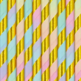 eco-slomki-papierowe-w-paski-pastelowo-zlote-10-szt-do-picia-kolorowe