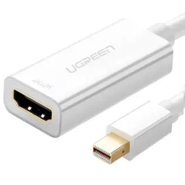 adapter-przejsciowka-fhd-mini-displayport-meski-na-hdmi-zenski-bialy-ug