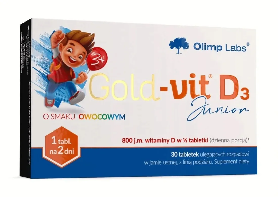 olimp-gold-vit-d3-junior-smak-owocowy-30-tabletek