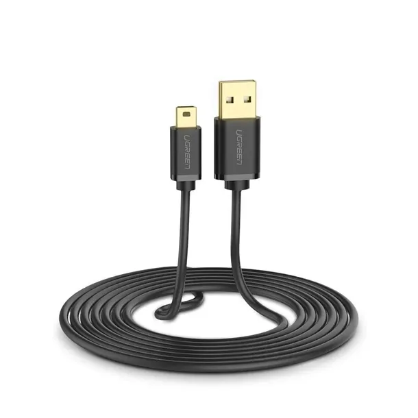 kabel-przewod-usb-mini-usb-480-mbps-3m-czarny-ugreen-kolor-czarny