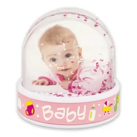 ramka-na-zdjecie-kula-wodna-dziecieca-roz-baby