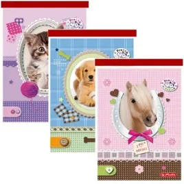notes-szkolny-klejony-a6-46-kartek-kratka-zwierzeta-pets-herlitz-3-sztuki