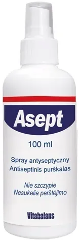 Asept, Aerozol do dezynfekcji skóry, 100 ml