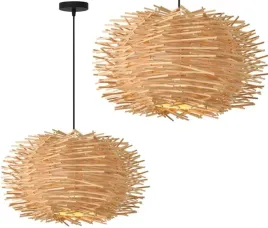 lampa-wiszaca-naturalna-boho-bambusowa-pleciona-toolight-47cm