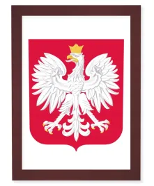 godlo-polski-w-ramie-ramce-drewnianej-21x297cm-a4-brazowe