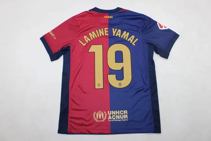 Koszulka dom Nike BARCELONA Lamine Yamal 19 2024/2025 patch L