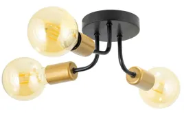 lampa-sufitowa-wiszaca-czarno-zlota-3xe27-60w