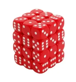 kostki-k6-12mm-matowe-czerwone-36-szt