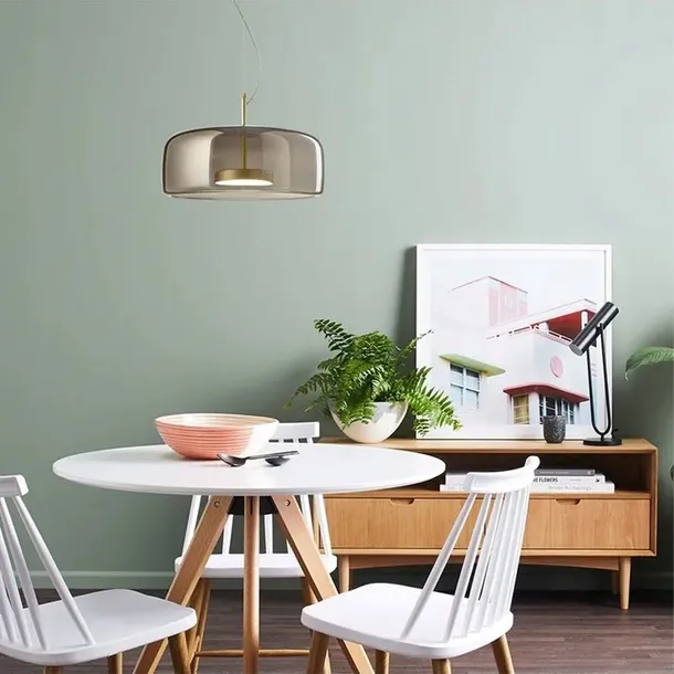 lampa-sufitowa-wiszaca-led-szklana-szara-bezowa-zlota-pojedyncza-amber-material-dominujacy-szklo