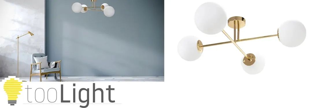 lampa-zyrandol-zloty-biale-kule-4-punkty-wiszaca-glamour-do-salonu-jadalni