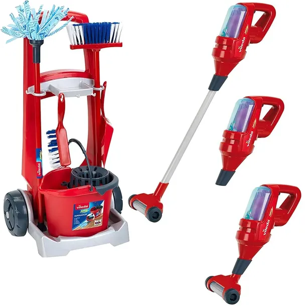 wozek-do-sprzatania-vileda-klein-kolor-czerwony