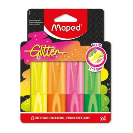 zakreslacz-glitter-fluo-brokatowy-4-kolory-kartonowe-etui-maped